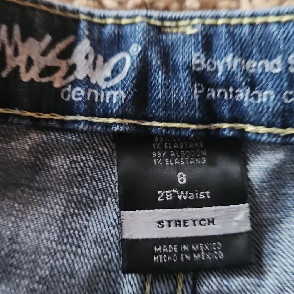 Mossimo boyfriend jean shorts womans size 6 - Picture 5 of 7